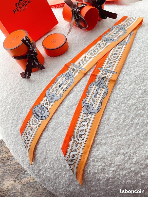 Foulard en soie Taille：5X86cm (image 2)