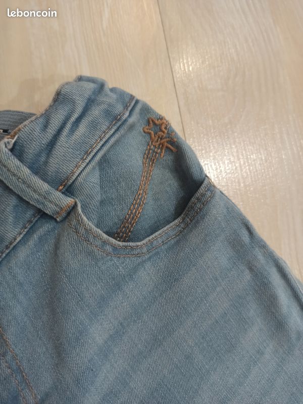 Pantalon bleu ciel 10 ans - Okaïdi (image 2)