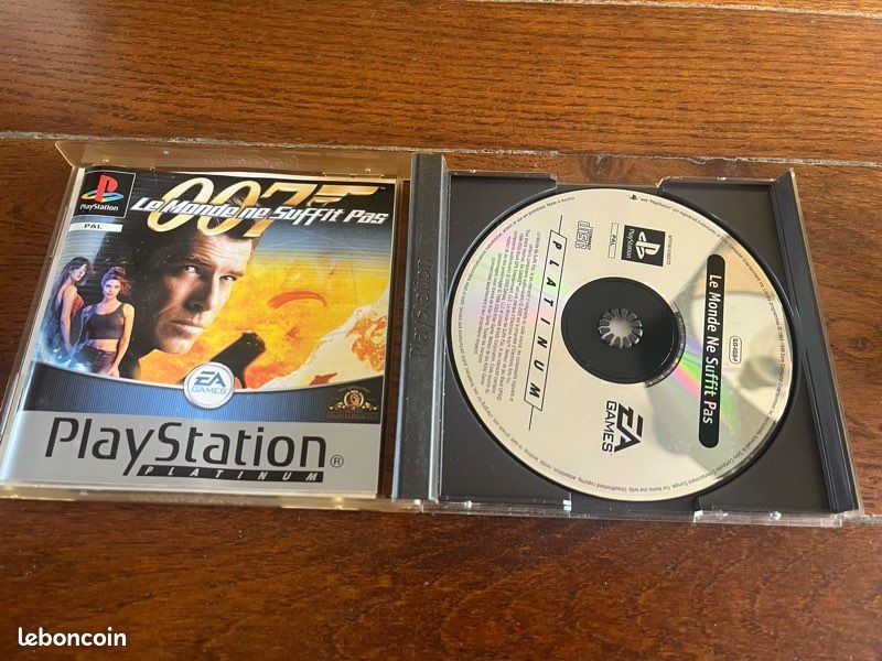 007 le monde ne suffit pas sony playstation 1 (ps1 platinum) pal-fr (complete - (image 2)