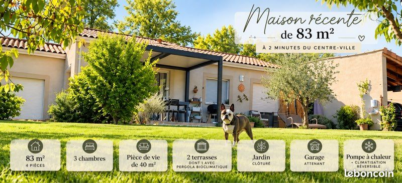 Maison 4 pièces 83 m² · à Gaillac · 83 m² · 270 000 €