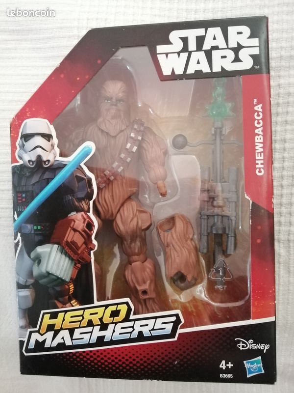 Lot Figurines Star Wars NEUVES ( Princesse Leia et Chewbacca) (image 2)