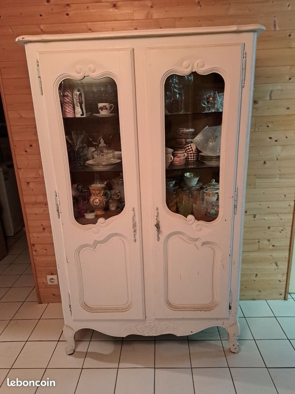 Vitrine en bois massif (image 1)