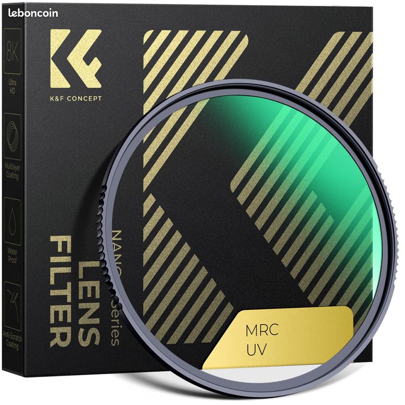 K&F Concept Bouchon Magnétique /à Visser 2 En 1 62mm En Métal Capuchon Protection Pour Filtre Objectif Appareil Photo
