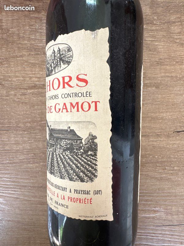 Cahors Clos de Gamot 1982 (image 6)