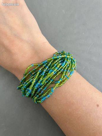 Bracelet Argent Perles Turquoise Ti Sento