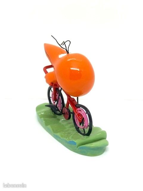 FIGURINE LES SHADOCKS oiseau orange 20cm J. Rouxel AAA 1998 Plastoy EUR