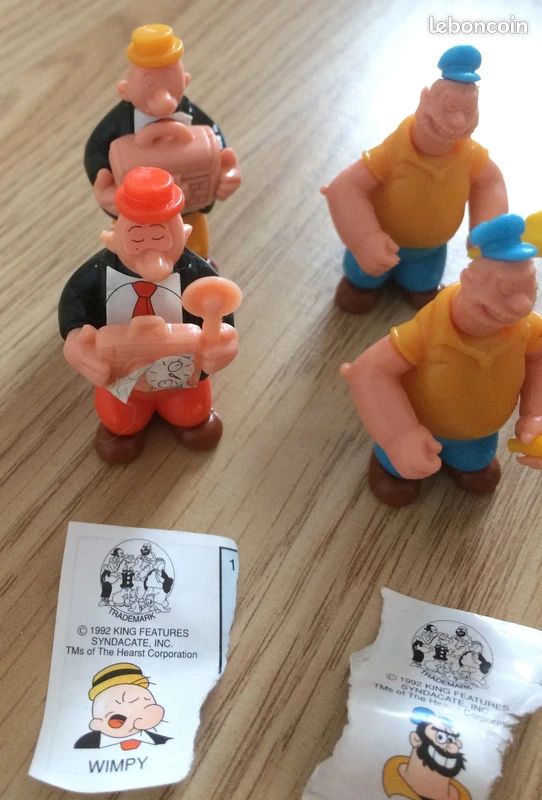 Kinder Surprise - 10 figurines Popeye et ses amis - 1991 (image 12)