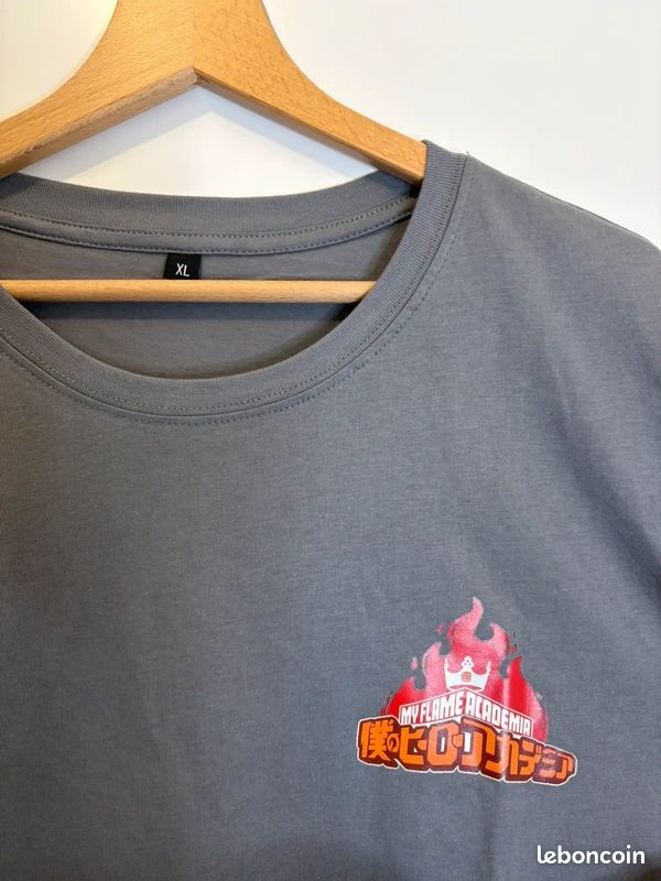 T-shirt Imprimé My Hero Acadamia Burger King Crunchyroll (image 2)