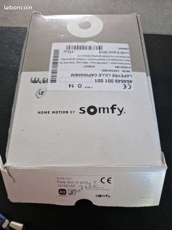 Télécommande Somfy Easy Sun io pure (image 2)