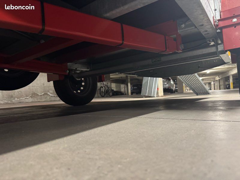 Remorque SUIVIT S600 basculante porte moto PTC 495 Kg / charge utile 265 Kg (image 15)