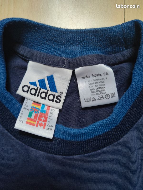 Tee-shirt équipe d’Espagne Adidas 1998/99 (image 4)