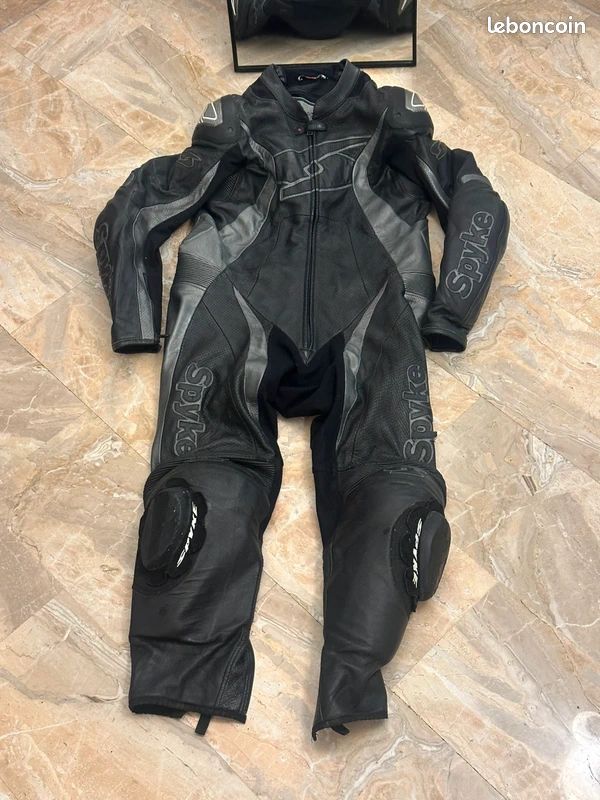 Combinaison moto piste cuir Spyke T54/xl (image 1)