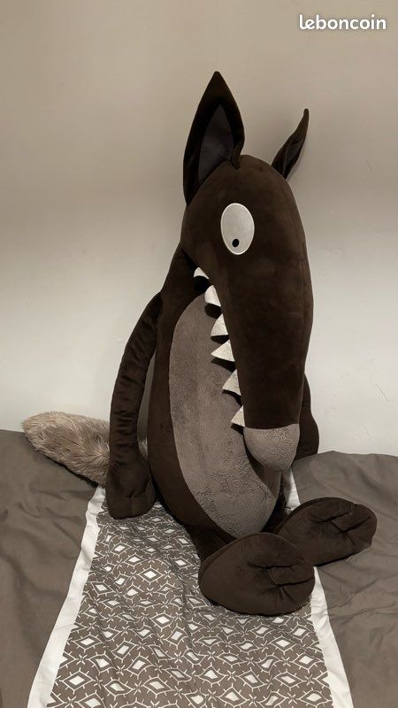 Stuffed Animal Grosse Peluche Loup Ptit Loup Peluche Peluche Loup