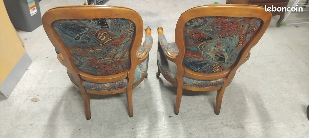2 x Fauteuils voltaire (image 2)