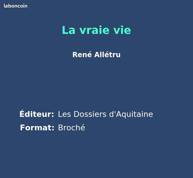 La vraie vie (image 2)