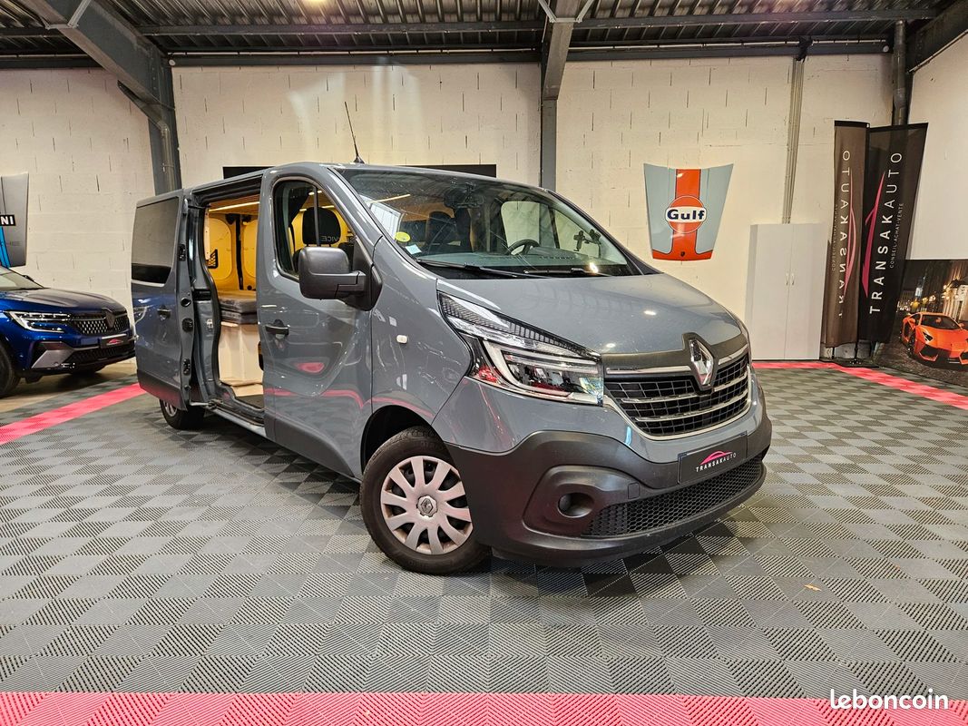Renault TRAFIC L2H1 1300 Confort / VAN AMENAGE / CT OK / MOTEUR A CHAINE (image 1)