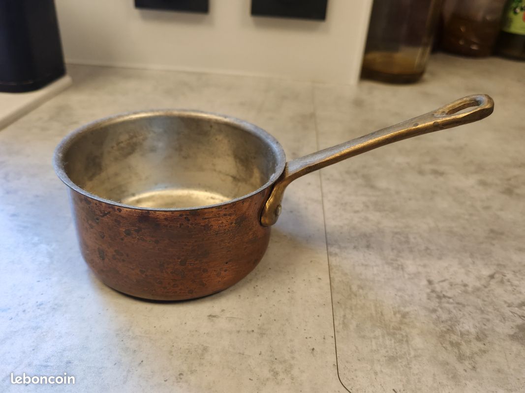 Casserole en cuivre ancienne (image 1)