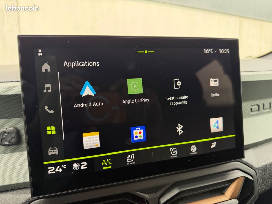 DACIA DUSTER TCe 141cv Hybride 4x2 EDC Extreme - Sièges Volant chauffants / CarPlay / Caméra 360 - (image 26)