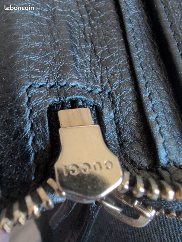 Portefeuille gucci long en cuir grainé (image 5)