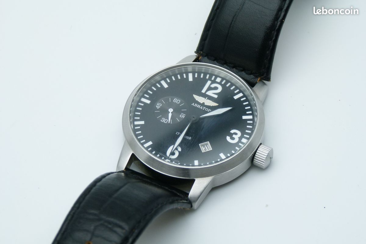 Montre Homme Poljot à Remontage Manuel 17 Bijoux - Vintage, Fonctionnelle, Occasion