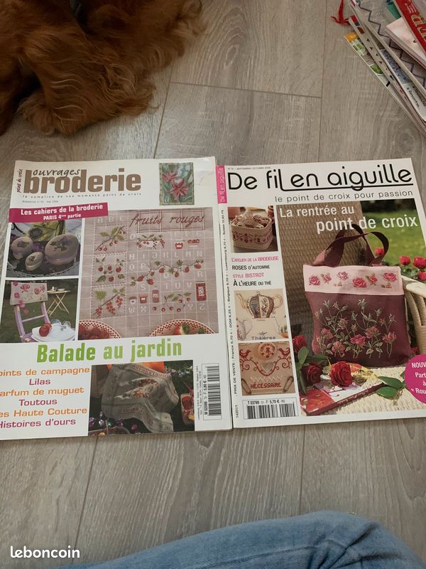 Lot dé 2magazines broderie (image 1)