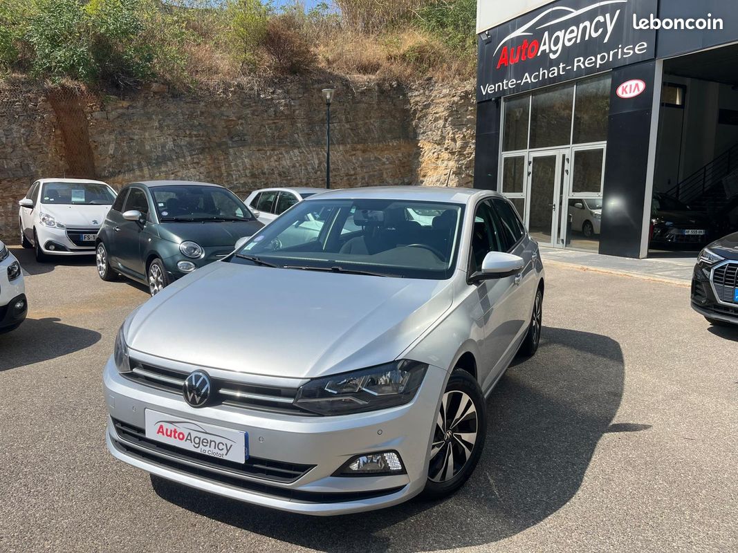 VOLKSWAGEN POLO 1.0 l TSI 95 CH EDITION + 2021 / JANTES ALU BI-TONS / CARPLAY SANS FIL / RADARS AVANT + ARRIERE / ECRAN / SIEGES CHAUFFANTS / CHARGEUR INDUCTION (image 1)