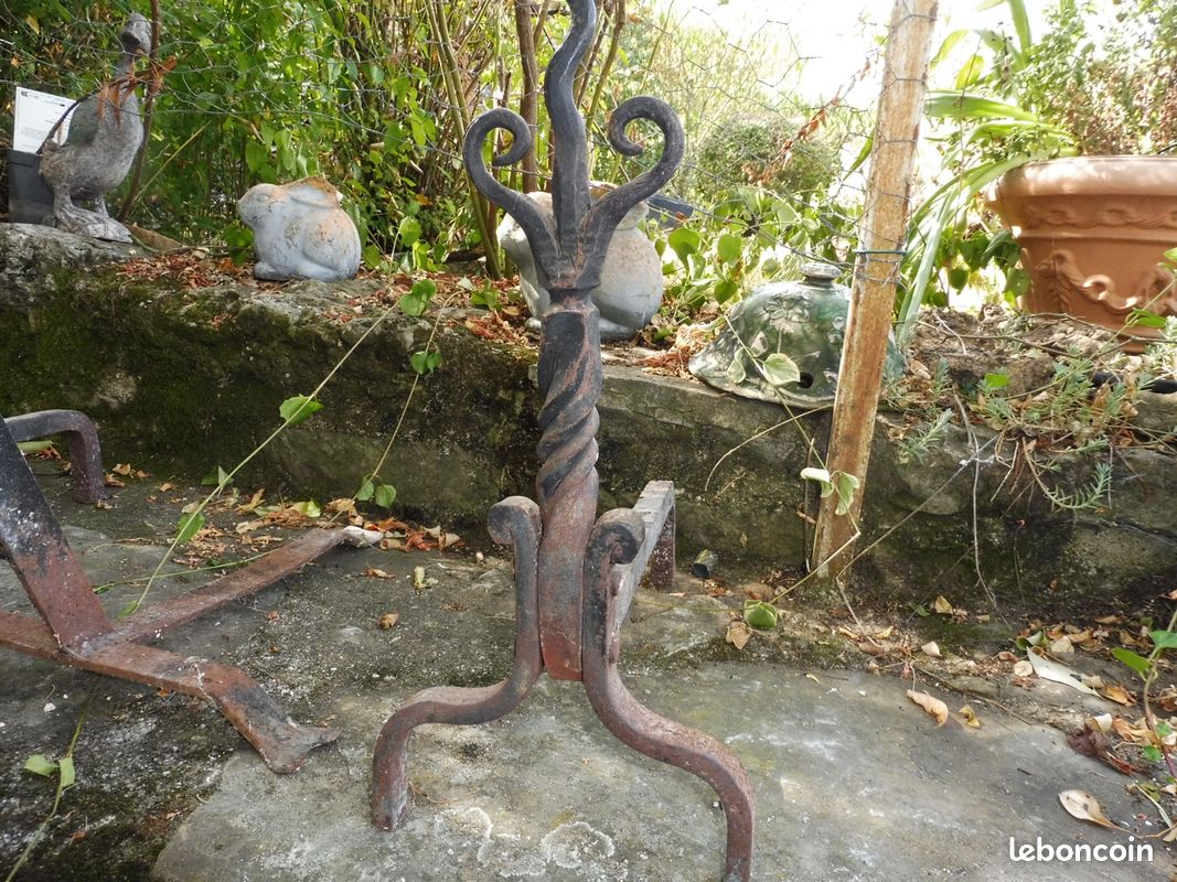 Ensemble fer forgé qualité pour cheminée (image 3)
