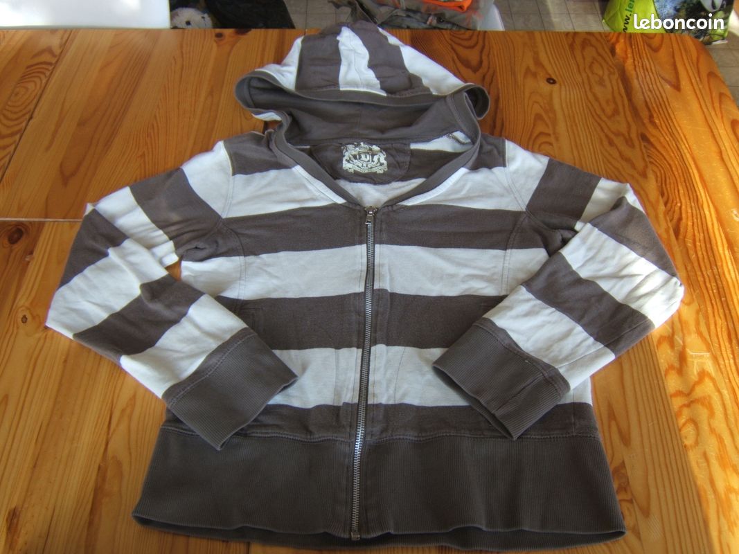 Gilet zippé BIZBEE fille 12 ans (COCO74) (image 1)