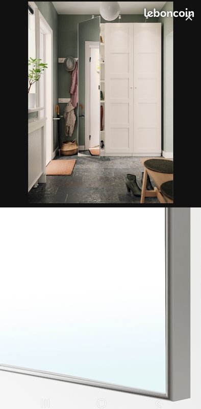 Porte miroir avec charniere ikea Pax (image 1)