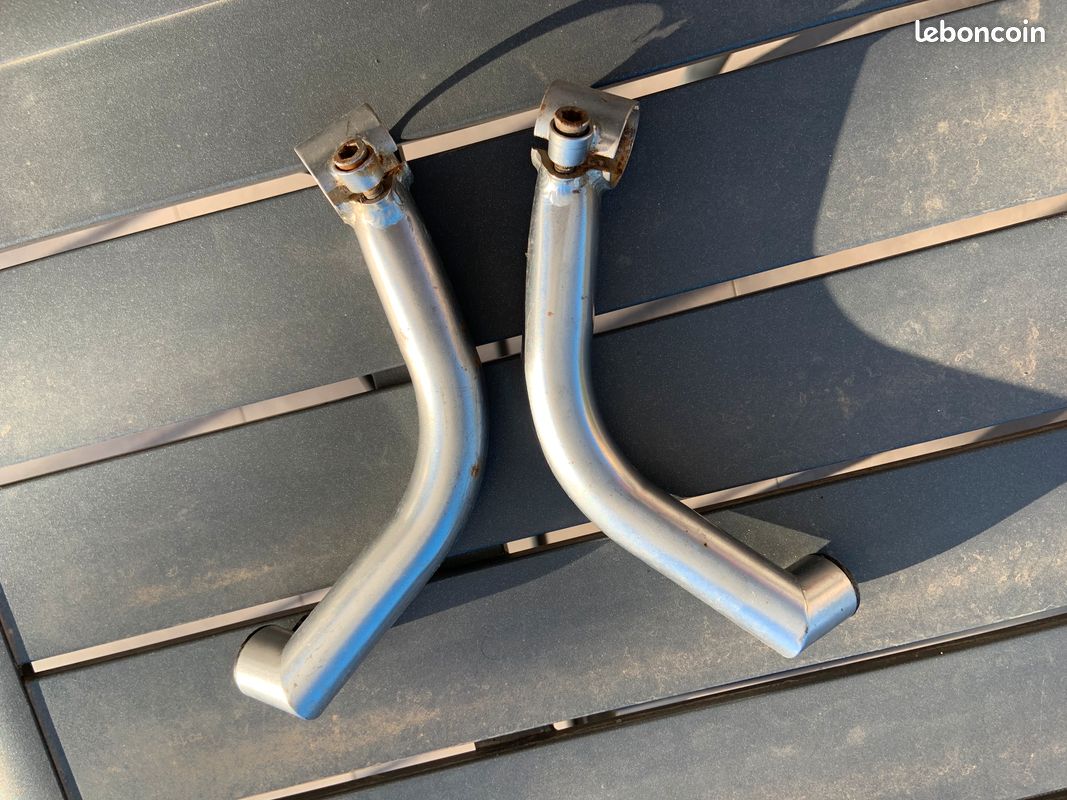 Paire D'embouts De Guidon VTT ZOOM Vintage Années 90 - Coudés, Argent