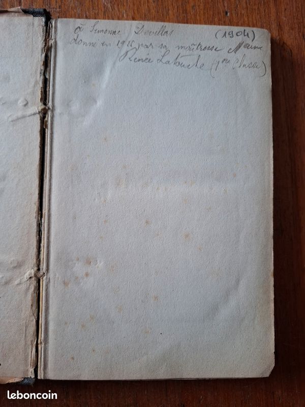 Livre scolaire "Économie Domestique et Hygiène à l'Usage des Écoles Primaires de Filles (Élémentaires et Superieures)" - Mme Murique - 1904 (image 4)