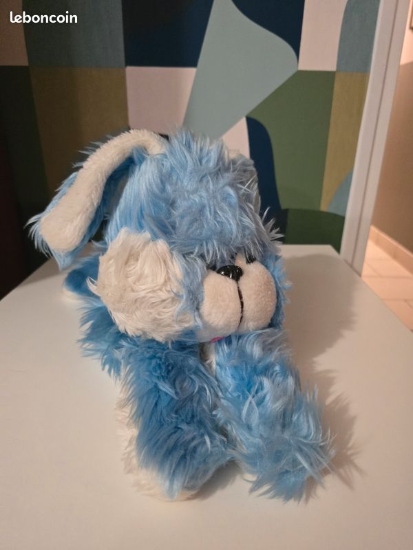 Ragne pyjama lapin bleu retro vintage (image 1)