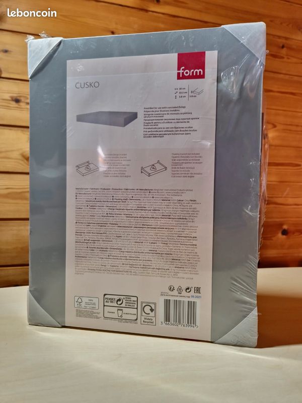Tablettes murale Form Takt blanc 29 cm (image 1)