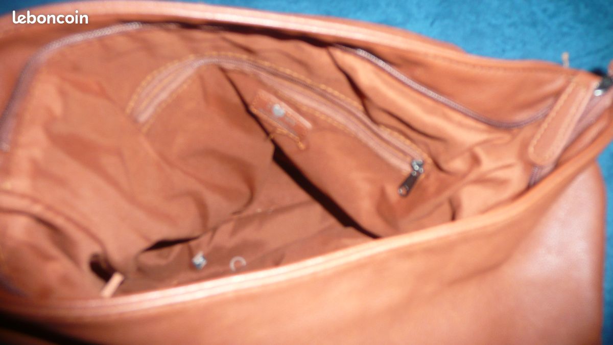 Sac cuir marron (image 3)