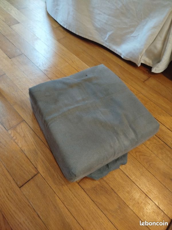 Pouf rangement pliable + poubelle (image 3)