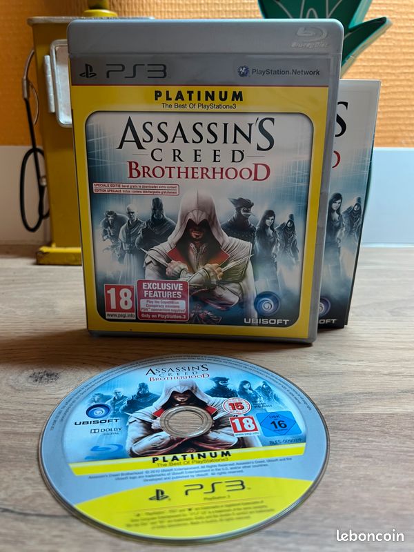 Assassin's Creed Brotherhood – Platine PS3, Complet CIB, Version PAL, Français