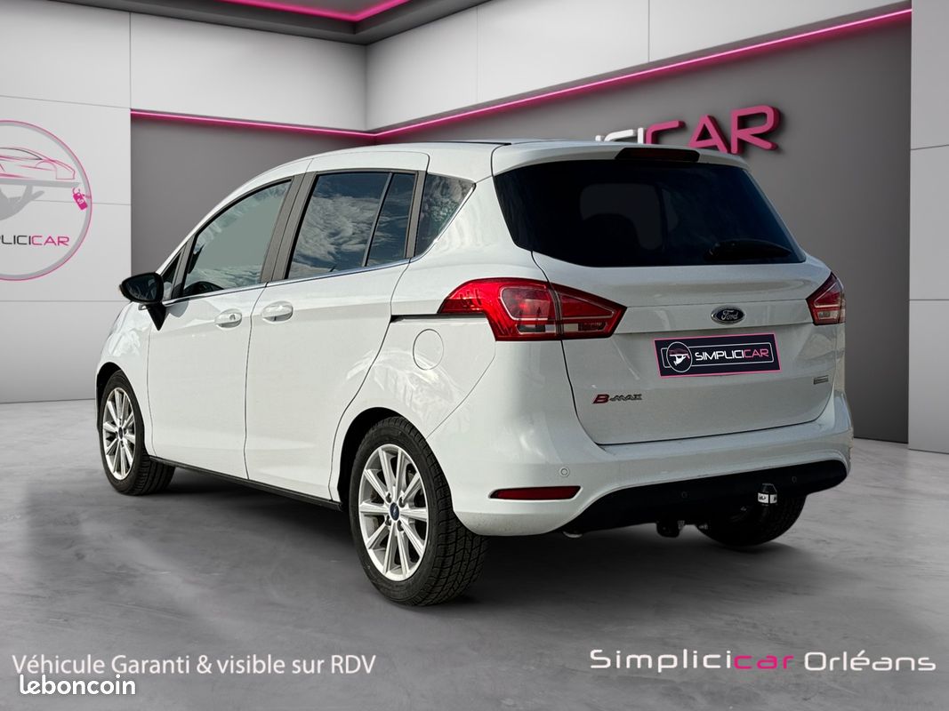 FORD B-MAX 1.0 ECOBOOST 125 Titanium Attelage Suivi Complet Radar AR Bluetooth Garantie 12 mois (image 3)