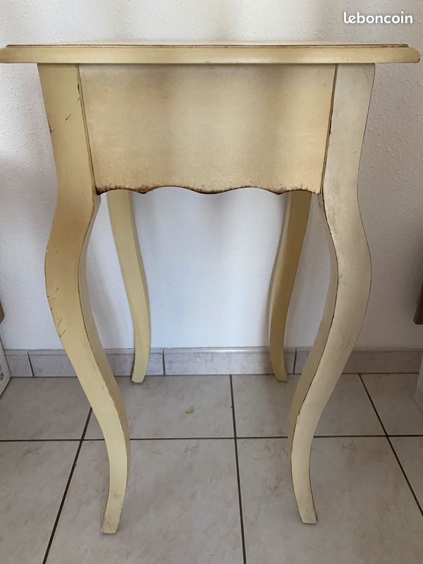 Table chevet haute shabby chic (image 2)