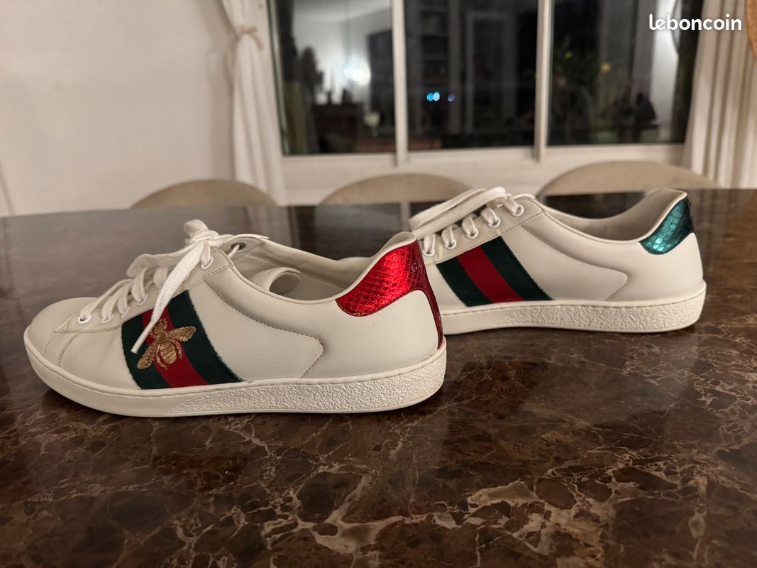 Sneakers Gucci Basket Blanche Gucci Ace Sneakers Chaussures Gucci