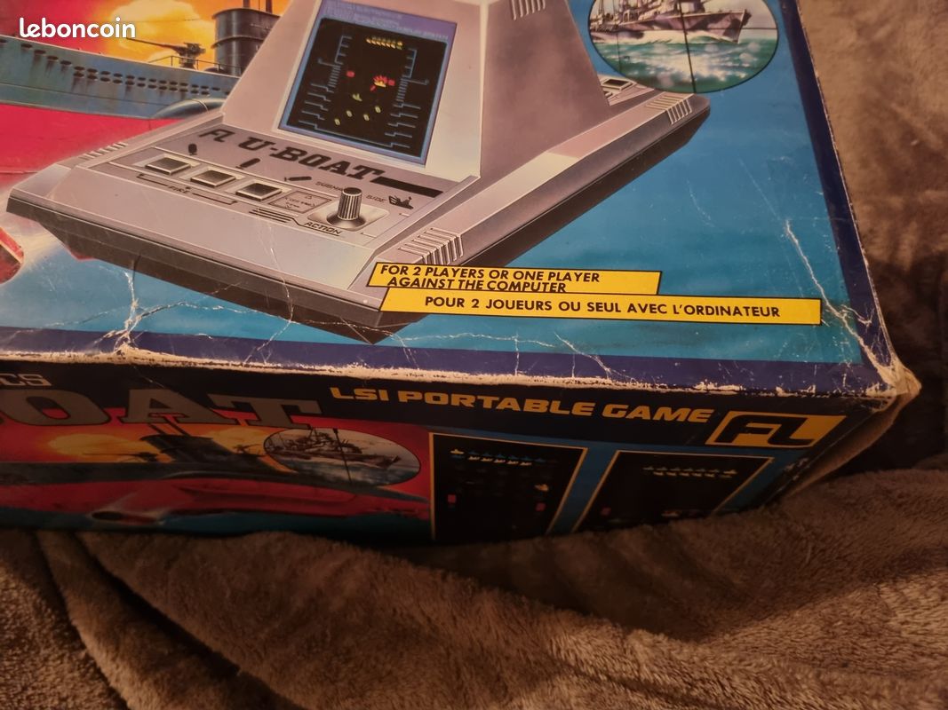 Jeu Portable Vintage Bandai U-Boat LSI – Fonctionne, Gris