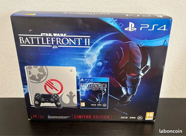 Console ps4 Star Wars battlefront (boite vide avec cale et notice