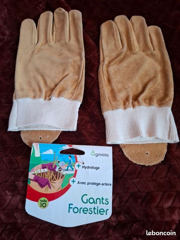 Gant forestier T10 en cuir NF (image 3)