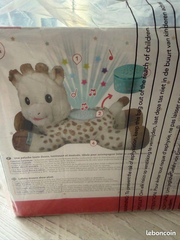 Peluche musicale Sophie le girafe neuve (image 5)