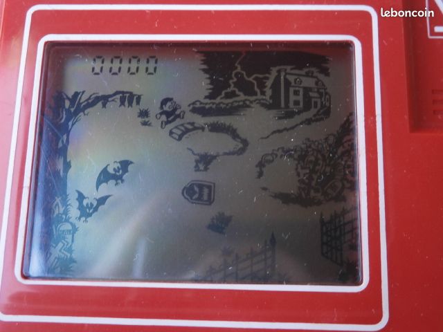 Jeu LCD Mini Arcade Terror House - Bandai - SolarPower - Vintage Japon