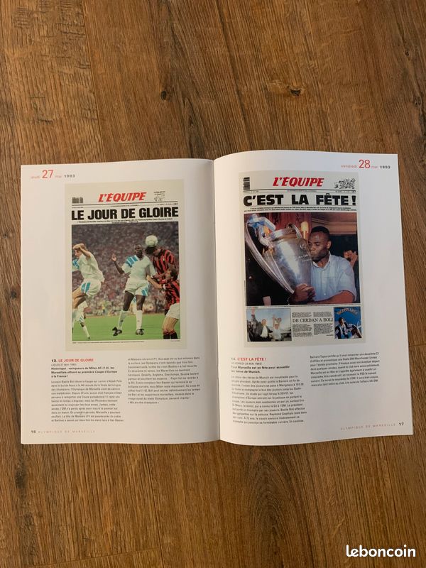 Coffret L'ÉQUIPE - OGC NICE Côte D'Azur -20 unes Format 21 x 29,7