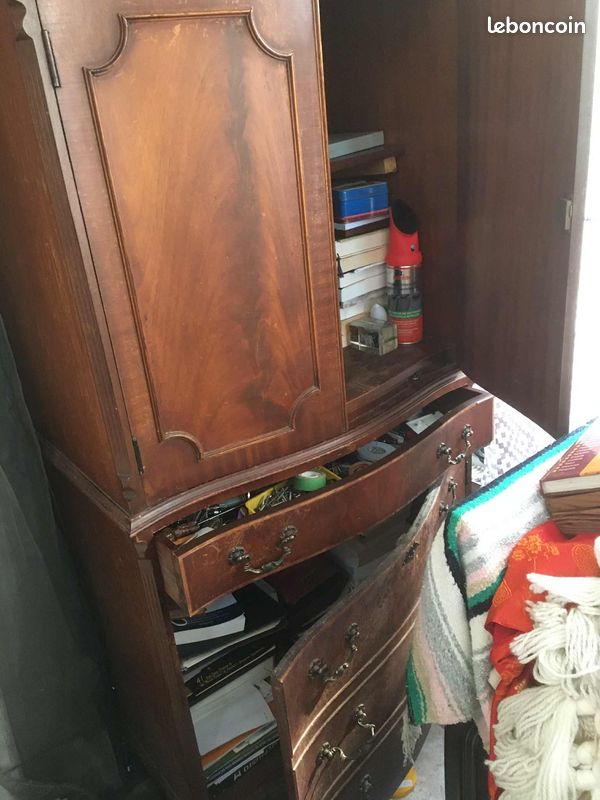 Armoire commode bois massif (image 1)
