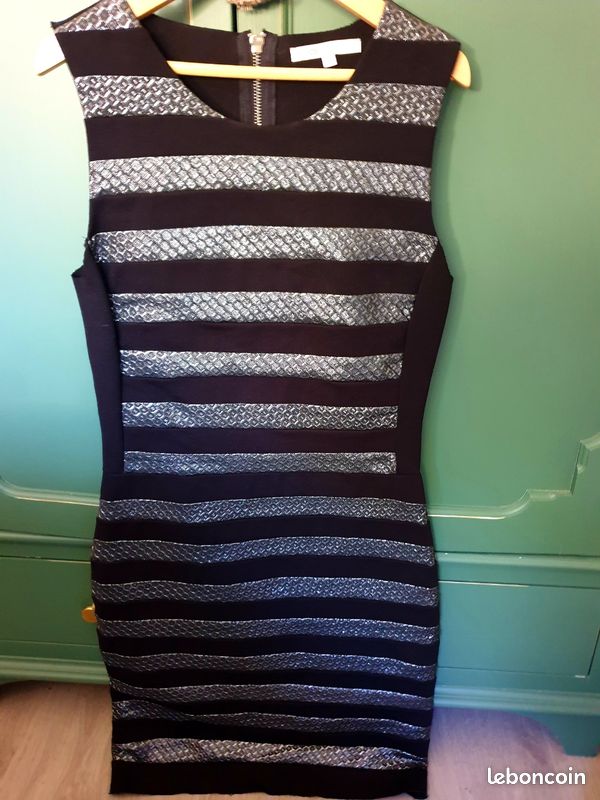 Robe Maje Marron - Taille M - Coton Et Cachemire - Très Bon état