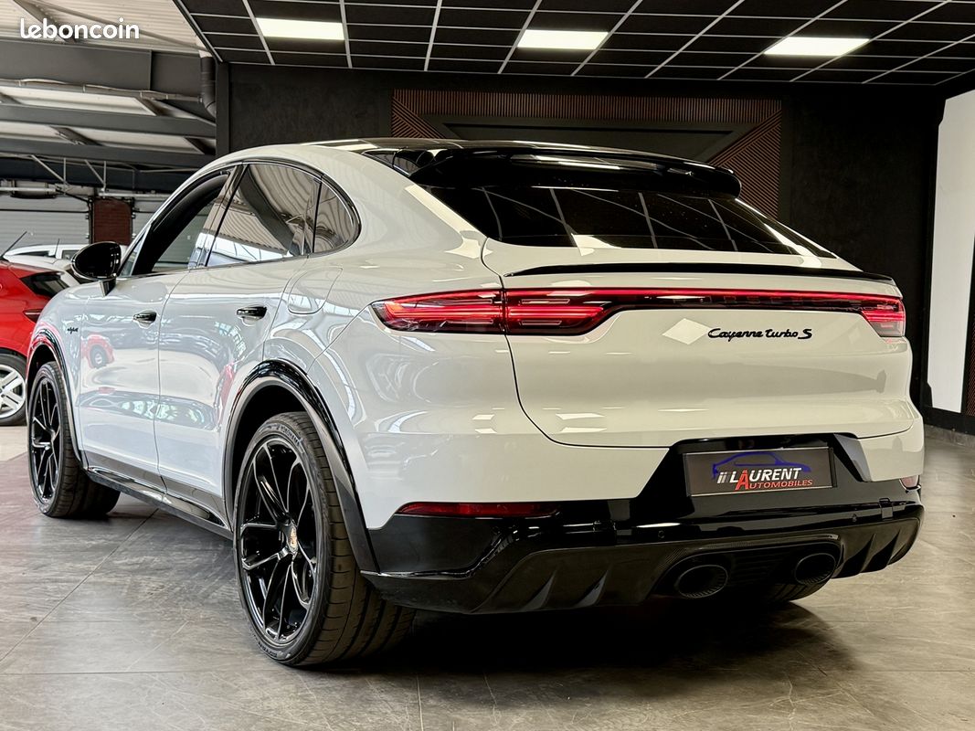 Porsche CAYENNE COUPE 4.0 V8 680CV TURBO S E-HYBRID BVA / ORIGINE FRANCE (LAURENT AUTO) (image 3)