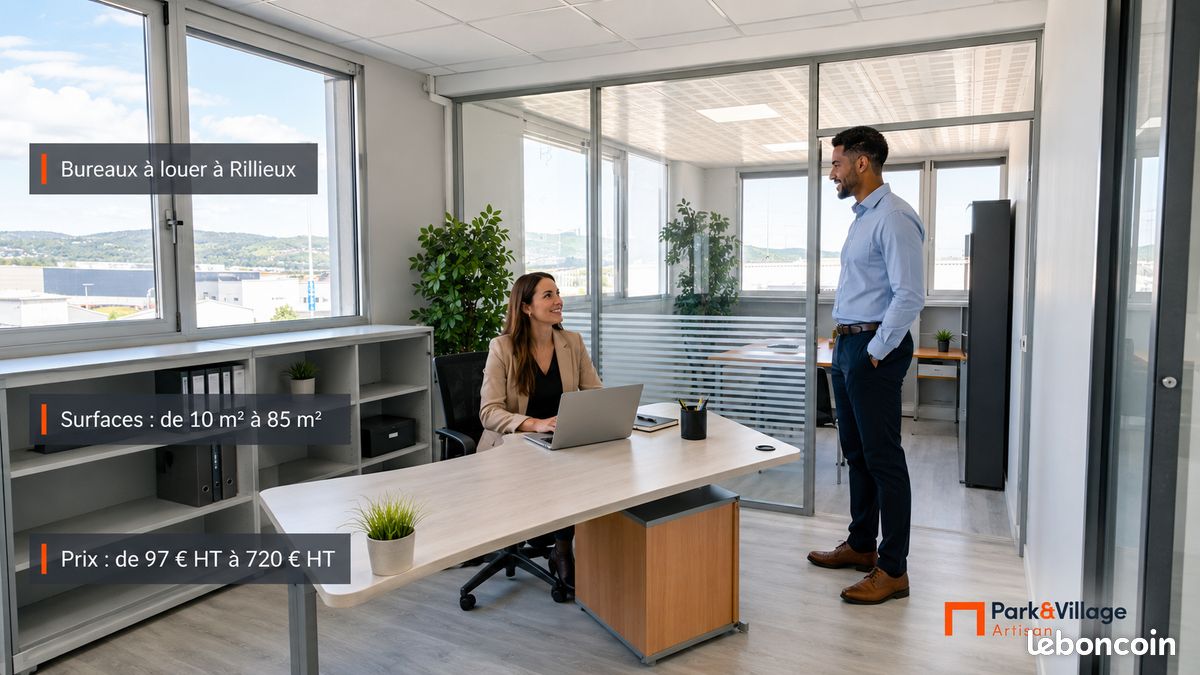 Bureau / Bureau à louer / 59 m² / Bureau en location / Site gardienné (image 3)