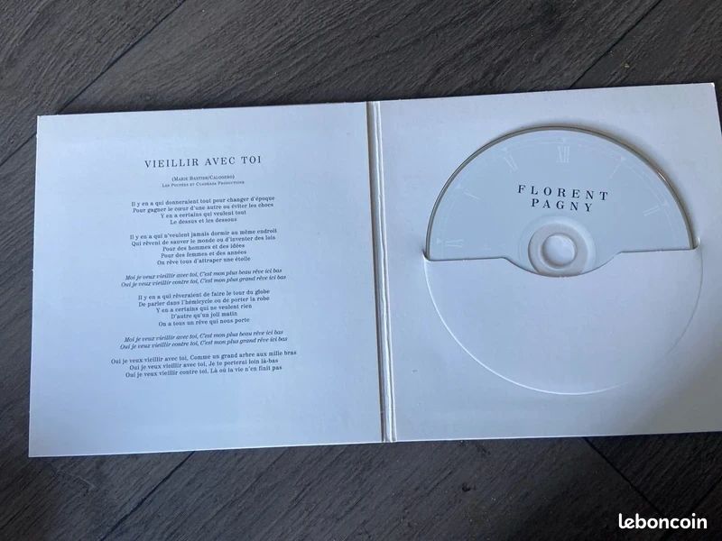 Florent Pagny : Vieillir avec toi - CD promo monotitre (image 3)